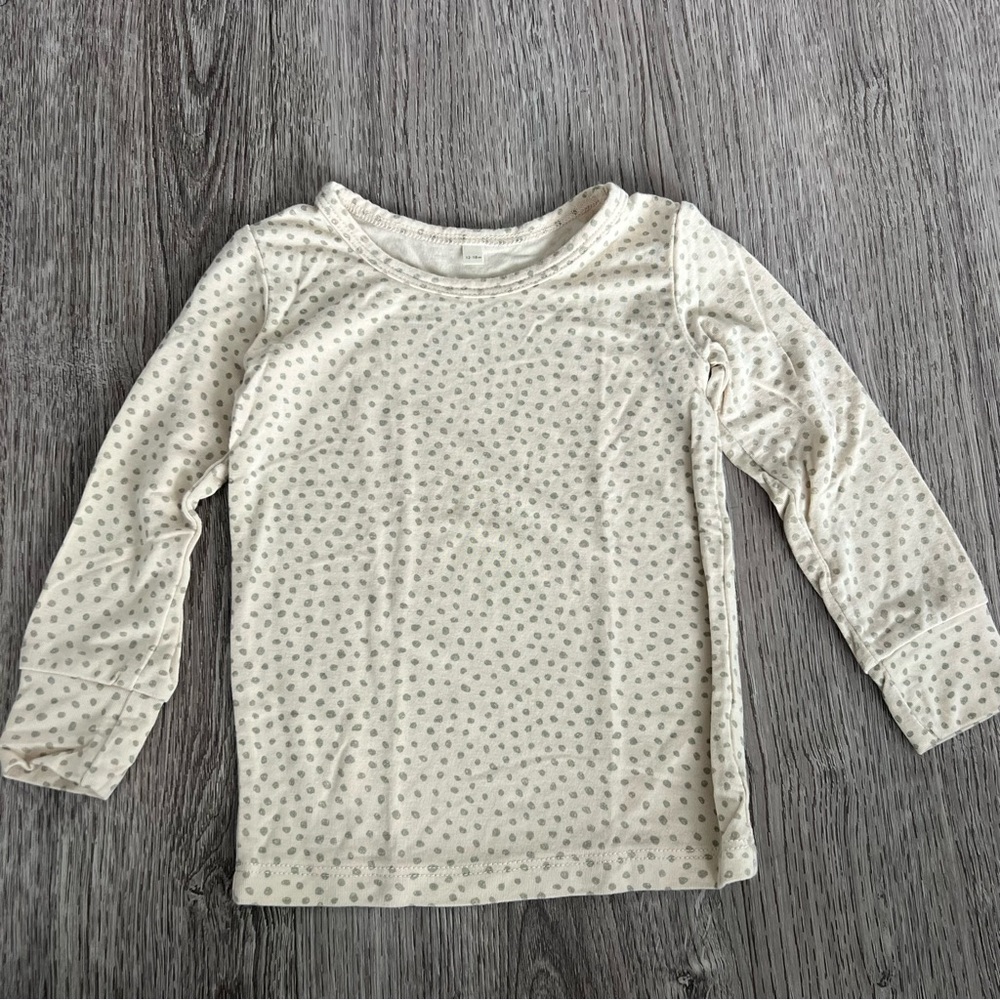 Quincy Mae baby long sleeve top 12-18 month